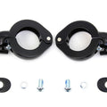 Black Turn Signal Relocation Kit 41mm Forks for Harley-Davidson