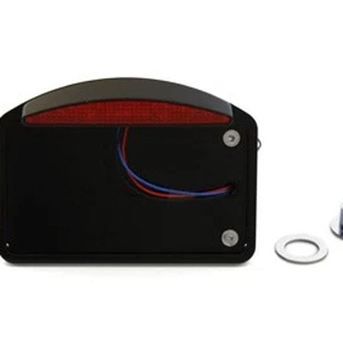 Black LED Slice Style Tail Lamp Assembly for Harley-Davidson