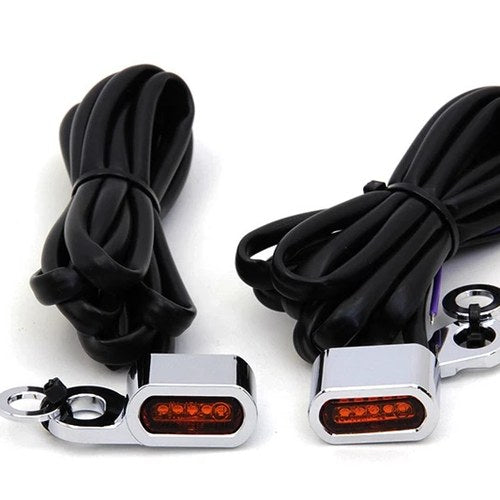 Chrome LED Turn Signal Set for Harley-Davidson