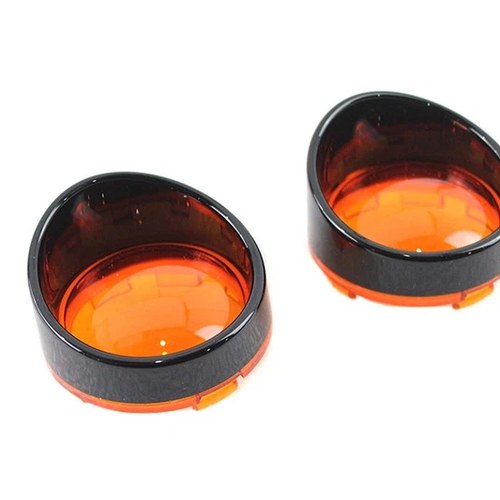 Deuce Style Turn Signal Set Amber for Harley-Davidson