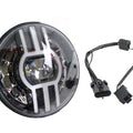 Cyron 7 inch Beast 2 Integrated Headlamp Black for Harley-Davidson