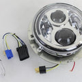 7 inch LED Headlamp Assembly Chrome for Harley-Davidson
