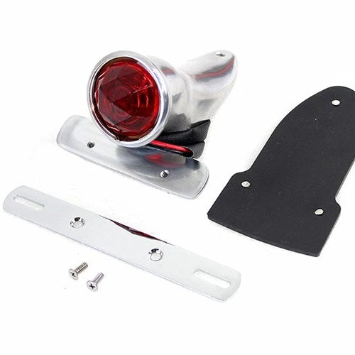 Bates Bobber Tail Lamp Assembly Polished for Harley-Davidson