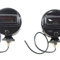 Blackout Bullet Lamp Set Flat Black for Harley-Davidson