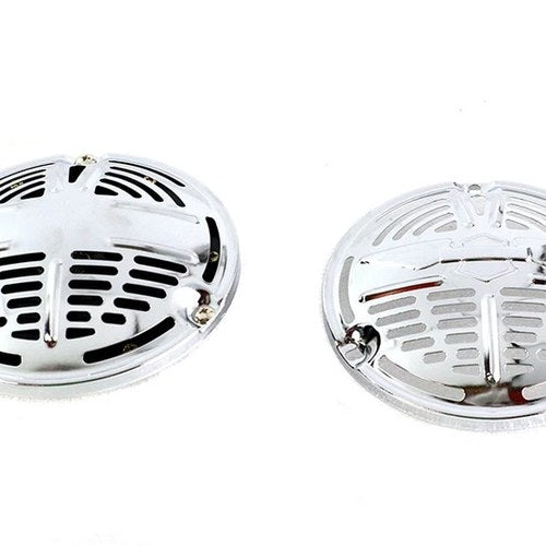 12 Volt Spring Horn with Chrome Face for Harley-Davidson
