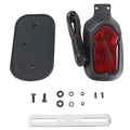 Matte Black Tombstone Style Tail Lamp Assembly for Harley-Davidson