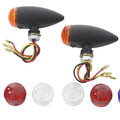Mini LED Bullet Amber Lens Marker Lamp Set for Harley-Davidson