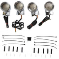 Chrome Revox Bullet LED Turn Signal Lamp Kit for Harley-Davidson