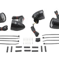 Black Revox Bullet LED Turn Signal Lamp Kit for Harley-Davidson