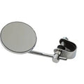 Chrome 3 inch Round Mini Mirror with Clamp On Stem for Harley-Davidson