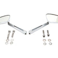 Teardrop Mirror Set with Slotted Stems for Harley-Davidson