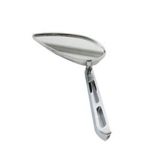 Micro Teardrop Mirror with Billet Slotted Stem for Harley-Davidson