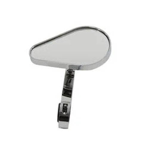 Teardrop Mirror with Clamp on Billet Stem for Harley-Davidson