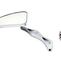 Ace Mirror Ball Milled Style with Billet Stem for Harley-Davidson