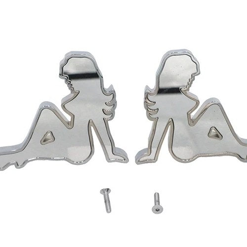 Lady Luck Mirror Body Set Billet for Harley-Davidson