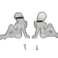 Lady Luck Mirror Body Set Billet for Harley-Davidson
