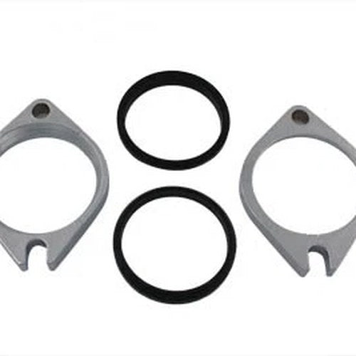 Efi Intake Manifold Flange Set Chrome for Harley-Davidson