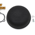 Wyatt Gatling Black Round Mesh Air Cleaner for Harley-Davidson