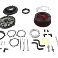 Extreme Billet Air Cleaner Kit Heathen Style Black for Harley-Davidson