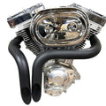Oval Air Cleaner Assembly Chrome for Harley-Davidson