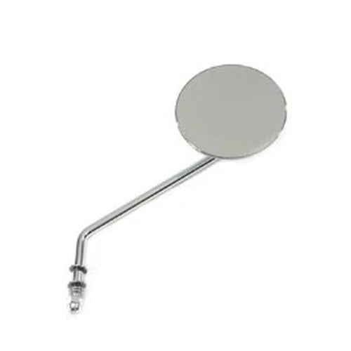 Round Mirror Stainless Steel with Billet Stem for Harley-Davidson