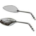 Lazer Wing Mirror Set Chrome for Harley-Davidson
