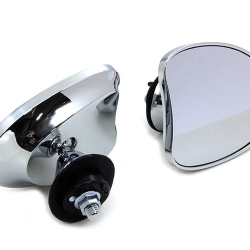 Mini Fairing Mirror Set Chrome for Harley-Davidson