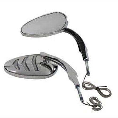 Detonator LED Mirror Set Billet for Harley-Davidson