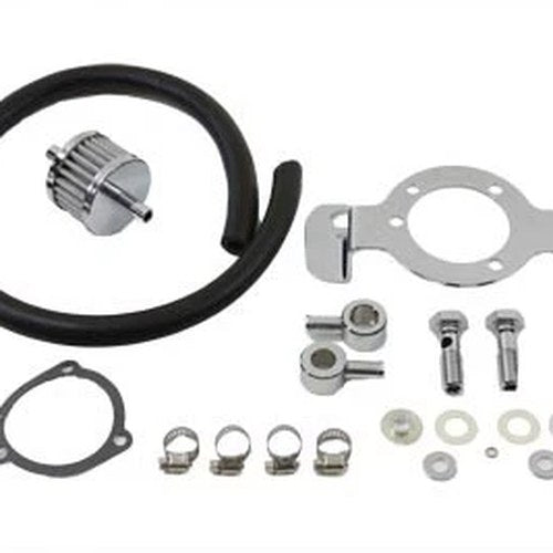 Crankcase Breather and Bracket Kit for Harley-Davidson