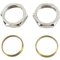 Nickel Plated Intake Manifold Nut and Seal Kit for Harley-Davidson
