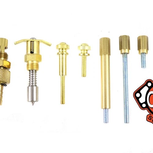 Retro Oko Shorty Carburetor Parts Kit Brass for Harley-Davidson