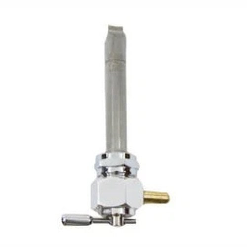 Pingel Metric Hex Petcock Under Spigot with Nut Polished for Harley-Davidson