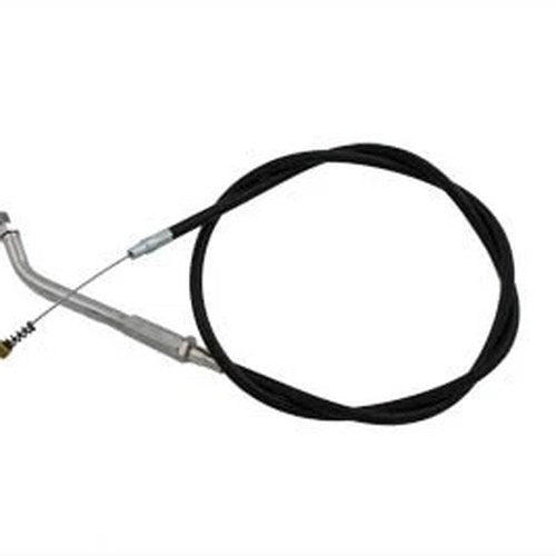 Black Idle Cable with 45� Elbow Fitting for Harley-Davidson