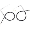 34.25 inch Black Throttle and Idle Cable Set for Harley-Davidson