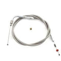 Braided Stainless Steel Idle Cable with 40.50 inch Casing for Harley-Davidson