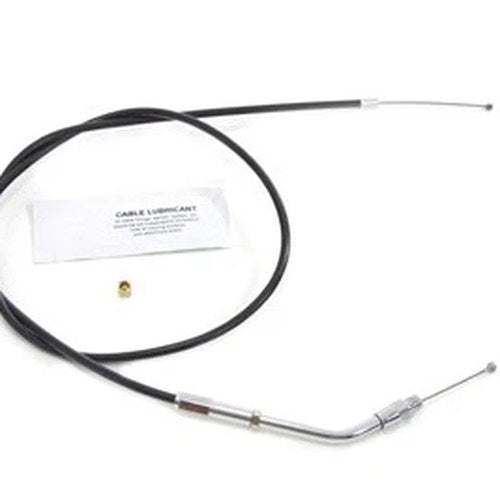 Black Throttle Cable with 39-1/4 inch Casing for Harley-Davidson