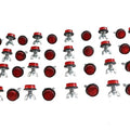 License Plate Frame Reflector Set Red for Harley-Davidson