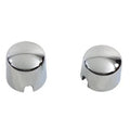 Chrome Rear Axle Nut Cover Set for Harley-Davidson