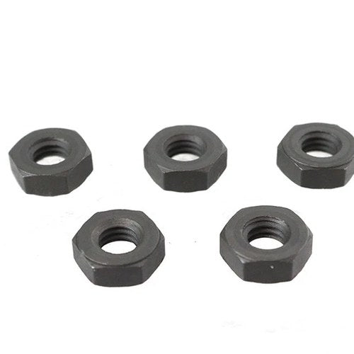 Parkerized Hex Nuts 1/4 inch-24 x 5/32 inch x 7/16 inch for Harley-Davidson