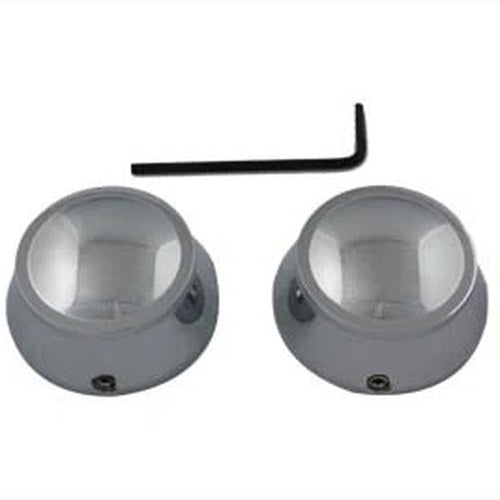 Swingarm Pivot Caps Chrome for Harley-Davidson
