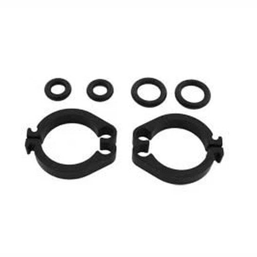 Dual Throttle Clamp Black for Harley-Davidson