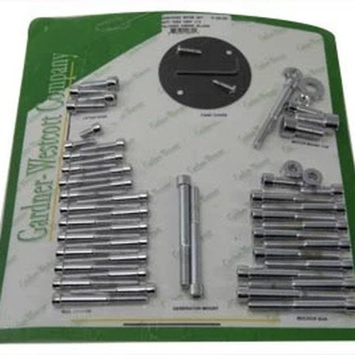 Engine Dress Up Screw Kit Allen Chrome for Harley-Davidson