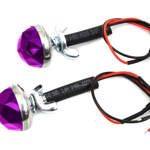 Purple LED Reflector Set for Harley-Davidson