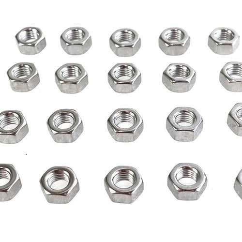 Chrome Hex Nuts 5/16 inch-18 for Harley-Davidson