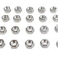 Chrome Hex Nuts 5/16 inch-18 for Harley-Davidson