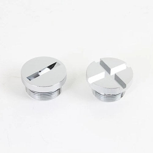 Chrome Primary Cover Cap Set for Harley-Davidson
