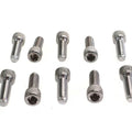 Allen Socket Cap Bolt Knurled Chrome 5/16 inch X 7/8 inch for Harley-Davidson