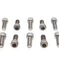 Allen Socket Cap Bolt Knurled Chrome 1/4 inch X 5/8 inch for Harley-Davidson