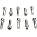 Allen Socket Cap Bolt Knurled Chrome 3/8 inch X 1-1/4 inch for Harley-Davidson