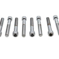 Allen Socket Cap Bolt Knurled Chrome 3/8 inch X 2-1/2 inch for Harley-Davidson